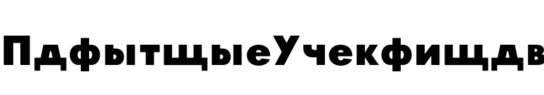 GlasnostExtrabold font preview