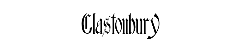 Glastonbury font preview