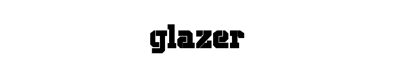 glazer font preview