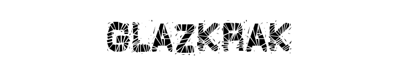 GlazKrak font preview
