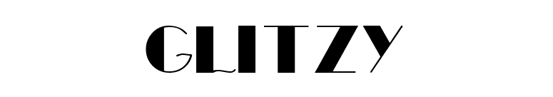 GLitzy font preview