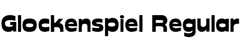 Glockenspiel Regular font preview