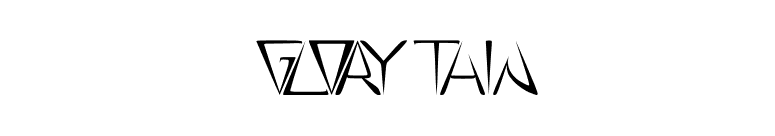 GlOrY ThIn font preview