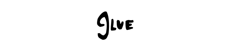 Glue font preview
