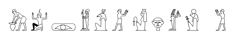 GlyphBasic A font preview