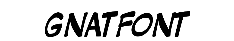 GNATFONT font preview