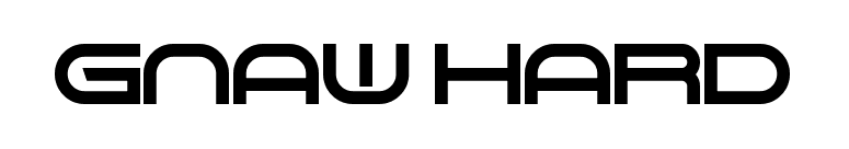 Gnaw Hard font preview