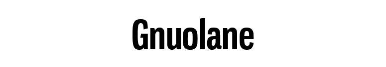 Gnuolane font preview