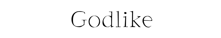 Godlike font preview