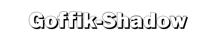 Goffik-Shadow  font preview