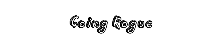 Going Rogue font preview