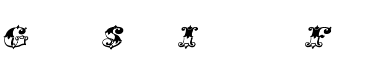 Gold Std Italic Fill font preview
