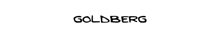 Goldberg font preview