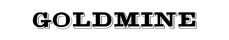 GoldMine font preview