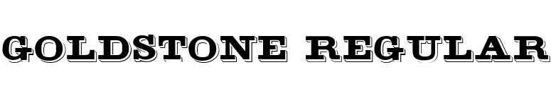 Goldstone Regular font preview