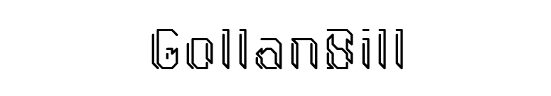 GollanBill font preview