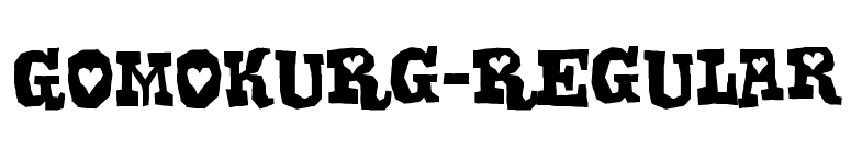 GomokuRg-Regular font preview