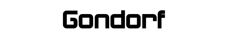 Gondorf font preview