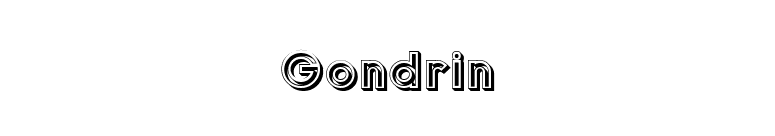 Gondrin font preview