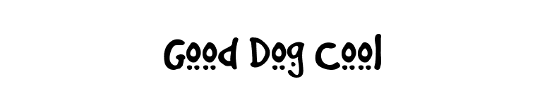 Good Dog Cool font preview