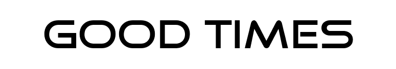 Good Times font preview