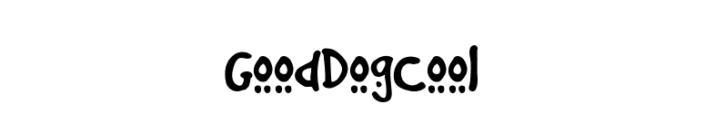 GoodDogCool font preview