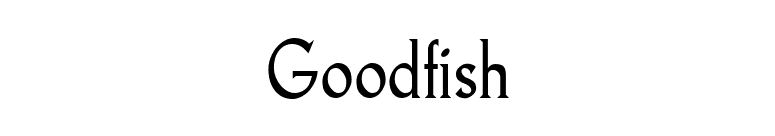 Goodfish font preview