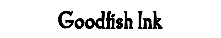 Goodfish Ink font preview