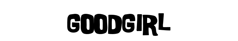 GoodGirl font preview