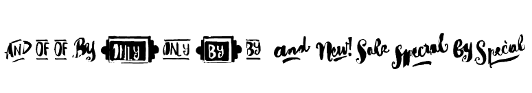 Goodlife Extras font preview