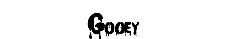Gooey font preview