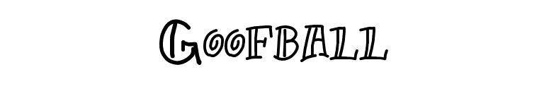 Goofball font preview