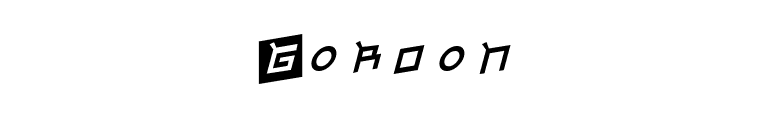 Gordon font preview