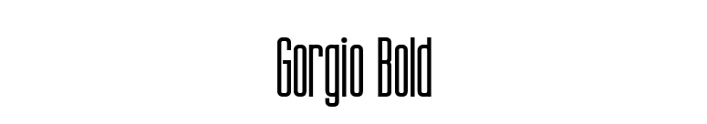 Gorgio Bold font preview