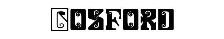 Gosford font preview