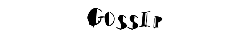 Gossip font preview