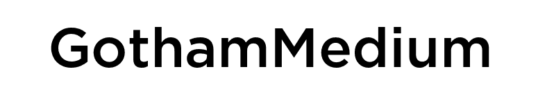 GothamMedium font preview