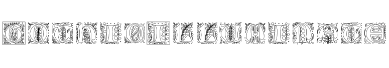 GothicIlluminate font preview