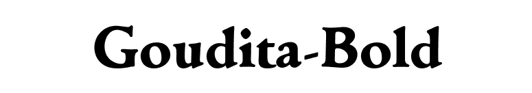 Goudita-Bold font preview