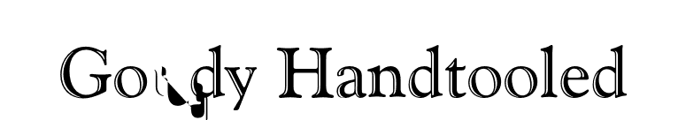 Goudy Handtooled font preview