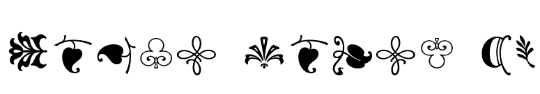 Goudy Sorts MT font preview