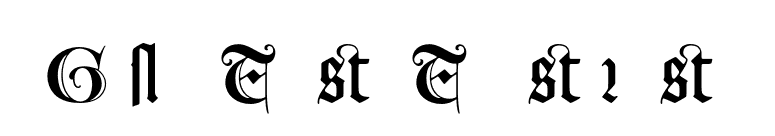 Goudy Text MT Alternate font preview