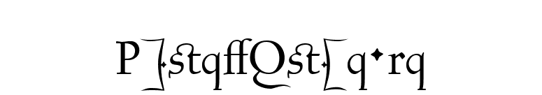 GoudyHundred font preview
