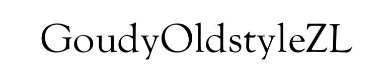 GoudyOldstyleZL font preview