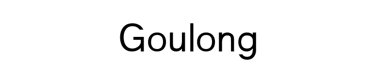 Goulong font preview