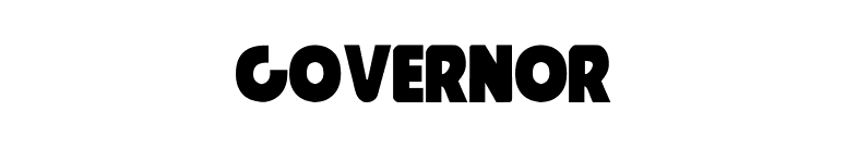 Governor font preview