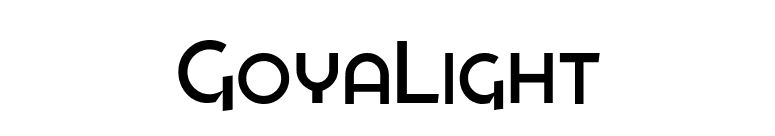 GoyaLight font preview