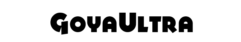 GoyaUltra font preview