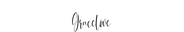 Gracelove font preview