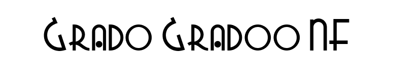 Grado Gradoo NF font preview
